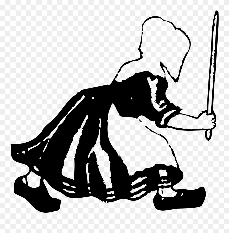 Free Vector Old Dutch Woman Clip Art - Old Dutch Woman - Png Download