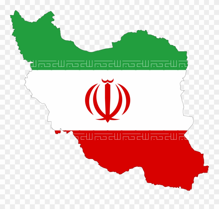 Iran Flag Weneedfun Friday Inspirational Clip Art Friday - Iran Flag Country Outline - Png Download