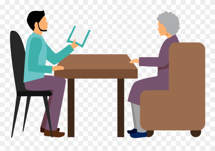 给母亲讲故事 - Social Helping Clipart