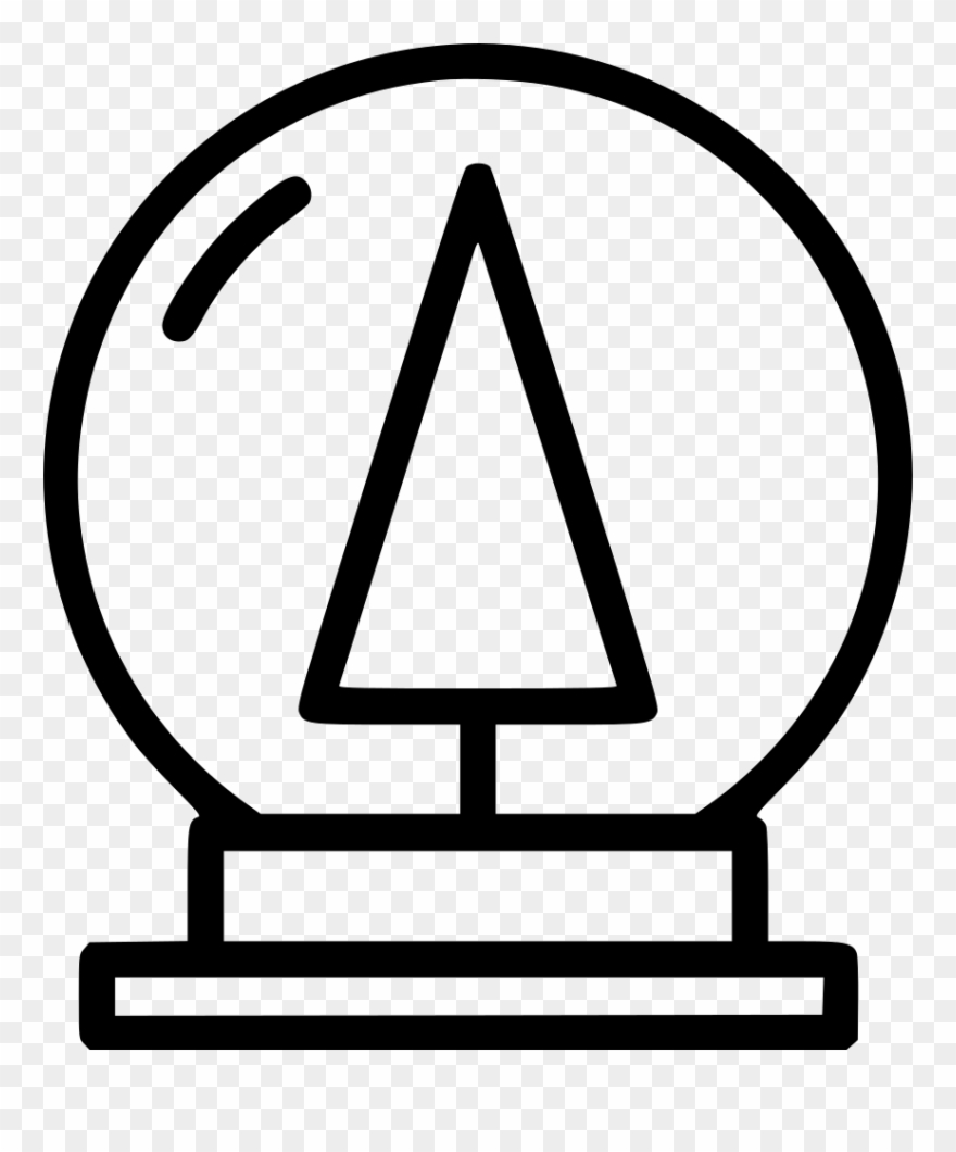 Globe Tree Winter Holiday Decoration Gift Comments - Snow Clipart