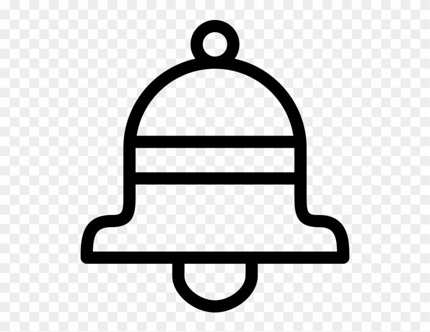 Bell Rubber Stamp - Bell Notification Png Clipart