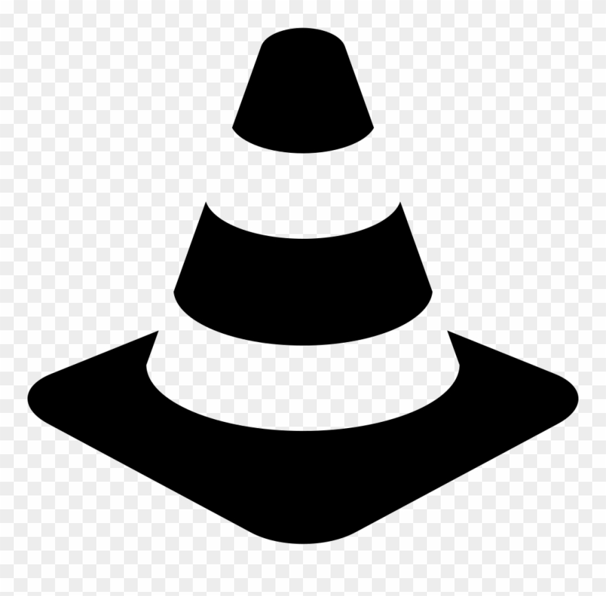 Cone Clipart Safety Cone - Traffic Cone Icon - Png Download