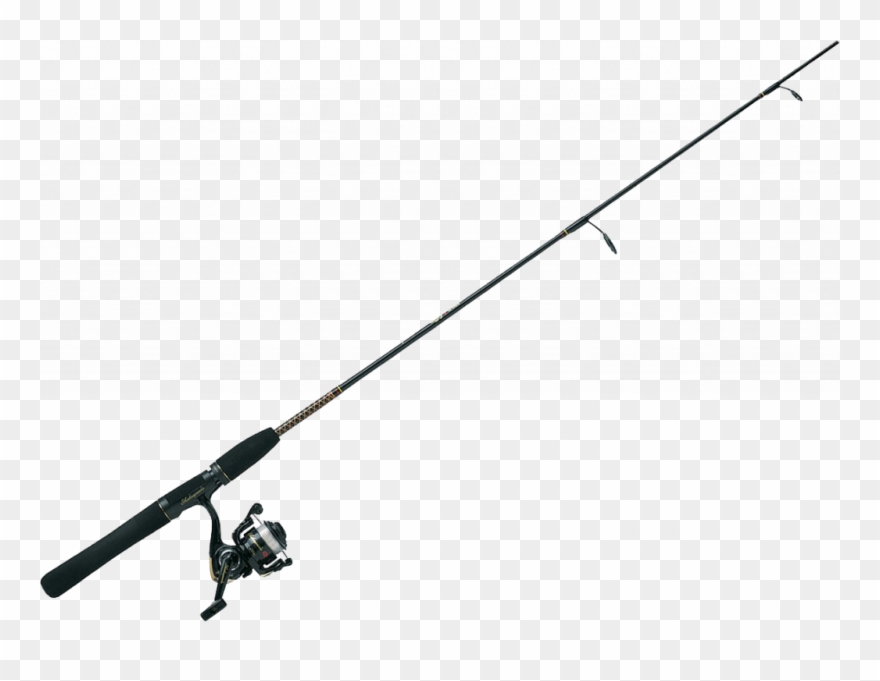 Clip Art Black And White Download Clipart Fishing Pole - Transparent Background Fishing Rod Clipart - Png Download
