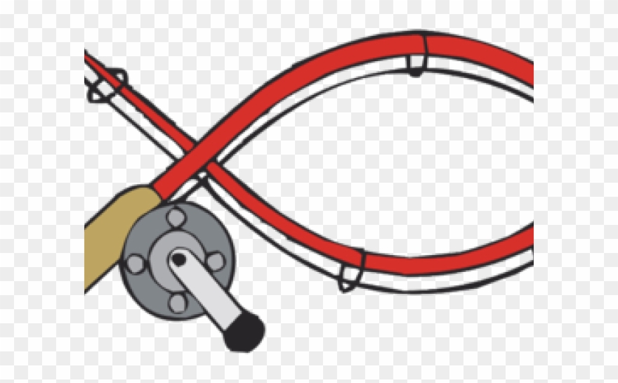 Fishing Pole Clipart Fish - Clip Art - Png Download