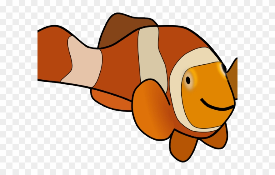 Clown Fish Embroidery Design Clipart