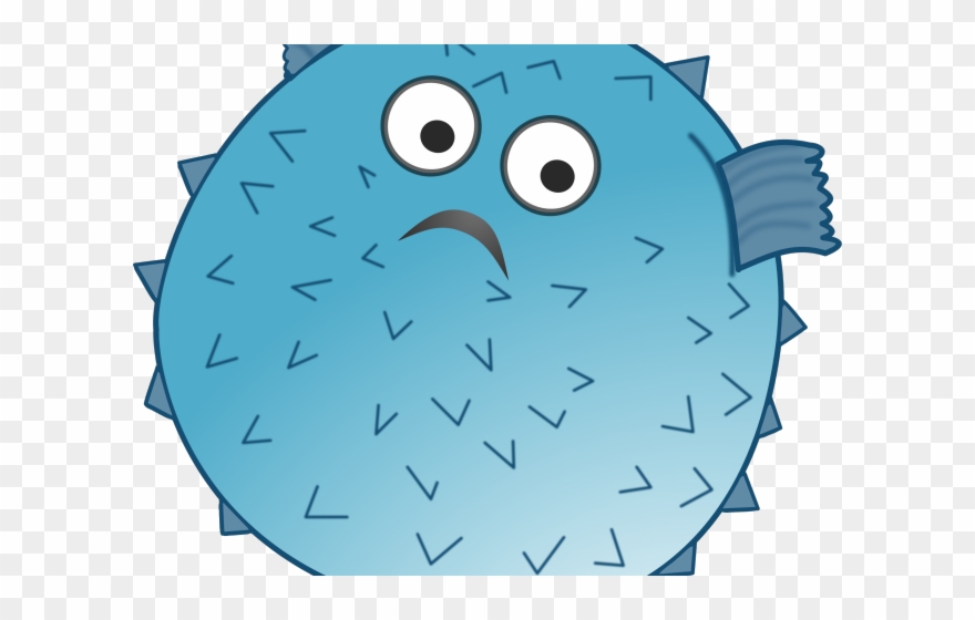 Pufferfish Clipart Animated - Blowfish Cartoon - Png Download