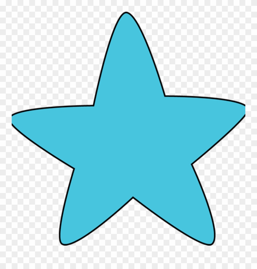 Blue Star Clip Art Blue Star Clipart Blue Rounded Star - Blue Stars Clip Art - Png Download