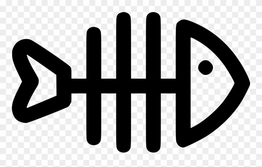 Fish Skeleton Comments - Fish Bone Clipart