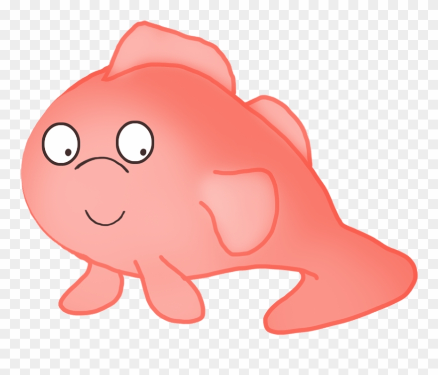 Cute Green Cartoon Fish - Clip Art - Png Download