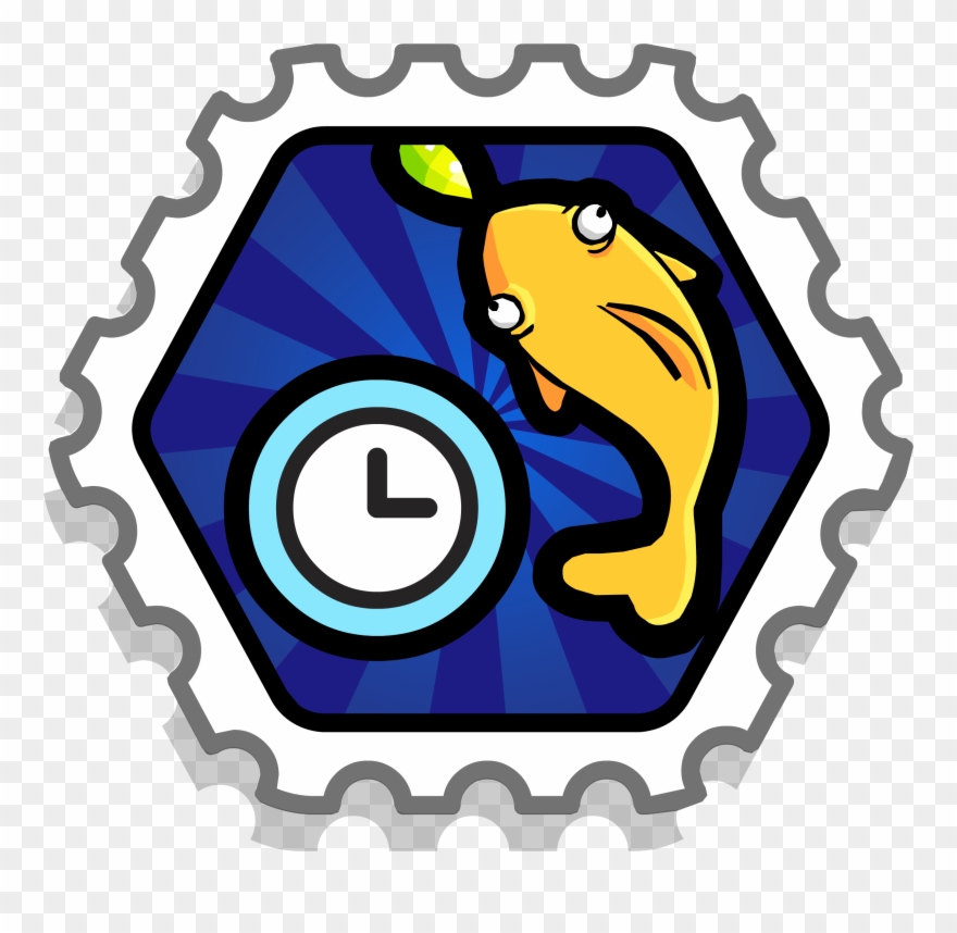 Fly Fisher Stamp - Club Penguin Ace Pilot Stamp Clipart