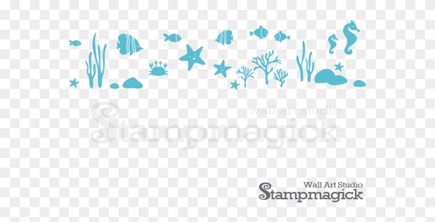 Fish Border Line Clipart