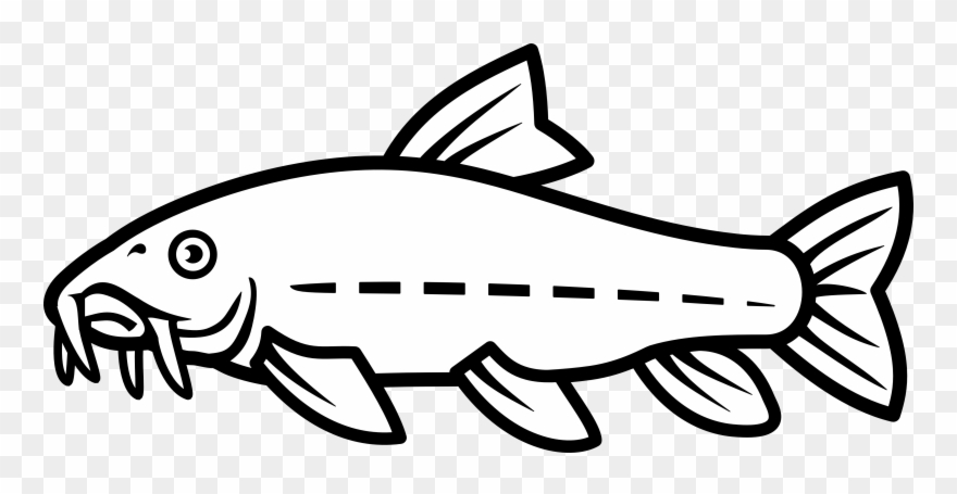 Svg Free Stock Clipart Clip Art - Dibujo De Bagre - Png Download