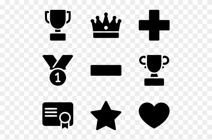 Graphic Black And White Award Icons Free Poll - Leaderboard Icons Clipart