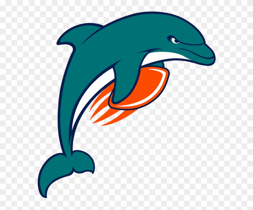 Logo Clipart Miami Dolphins - Mean Miami Dolphin Logo - Png Download