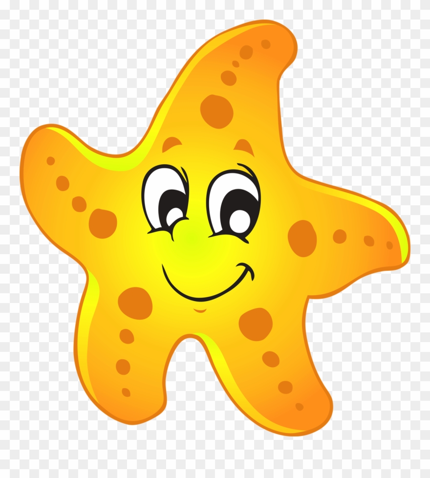 Clip Art Starfish - Png Download