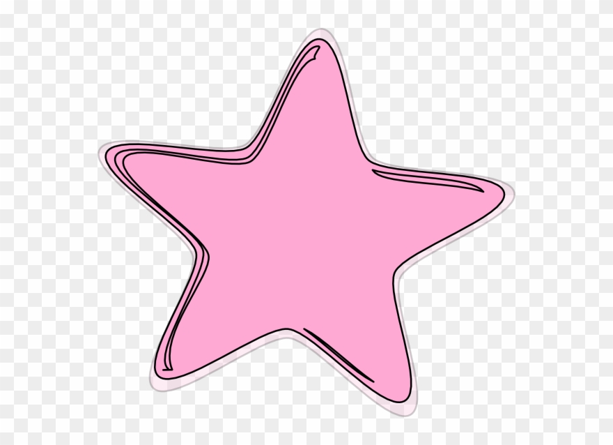 How To Set Use Pink Star Editedr Clipart - Png Download
