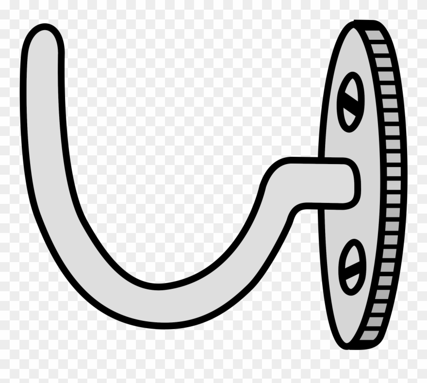 Clip - Coat Hook Clip Art - Png Download