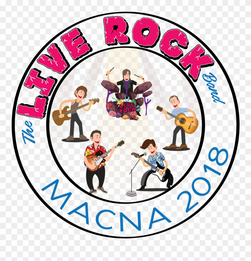Live Rock Band Macna 2018 Logo - Logo Clipart