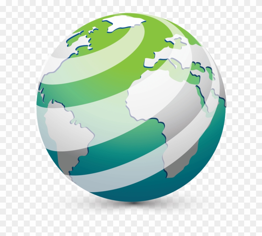 Collection Of Free Vector Globe Abstract Download - Png Globe Logo Clipart