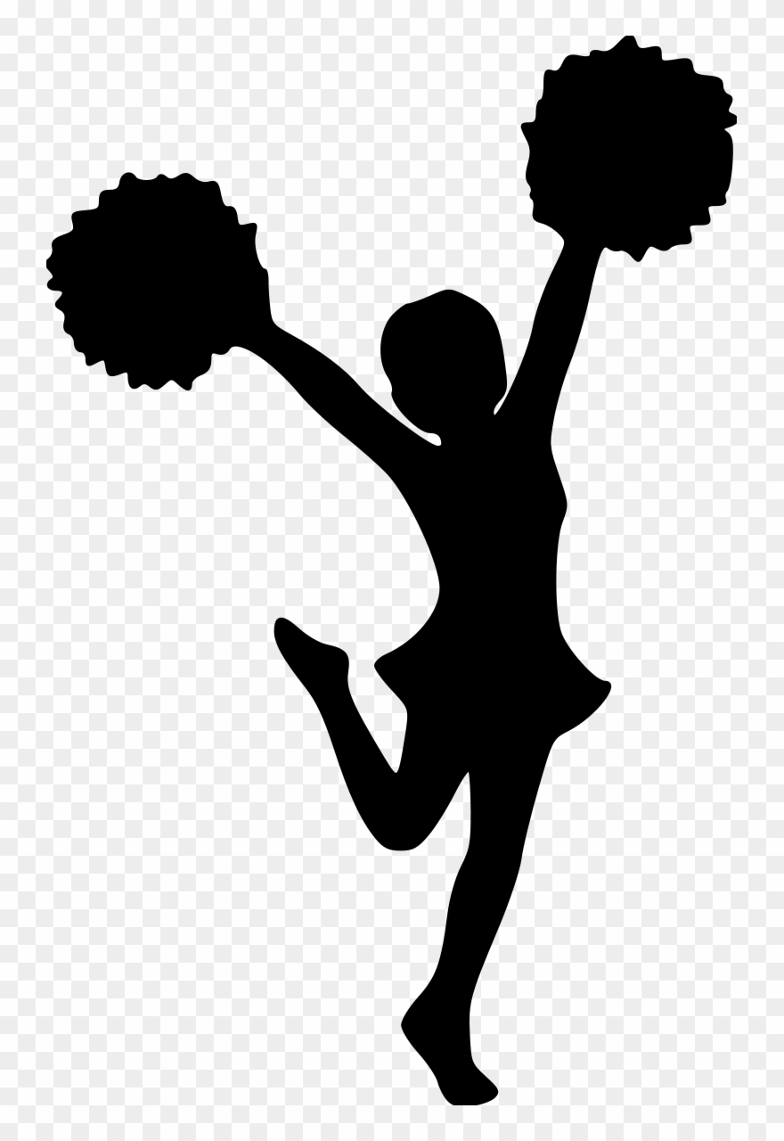 Clip Free Library Cheerleading Clipart Black And White - Cheer Pom Poms Images Png Transparent Png