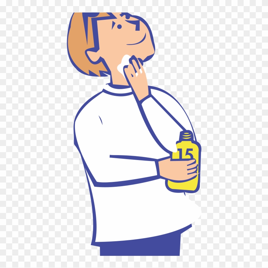 Free Put On Suncream Free Beach - Put On Suncream Clipart