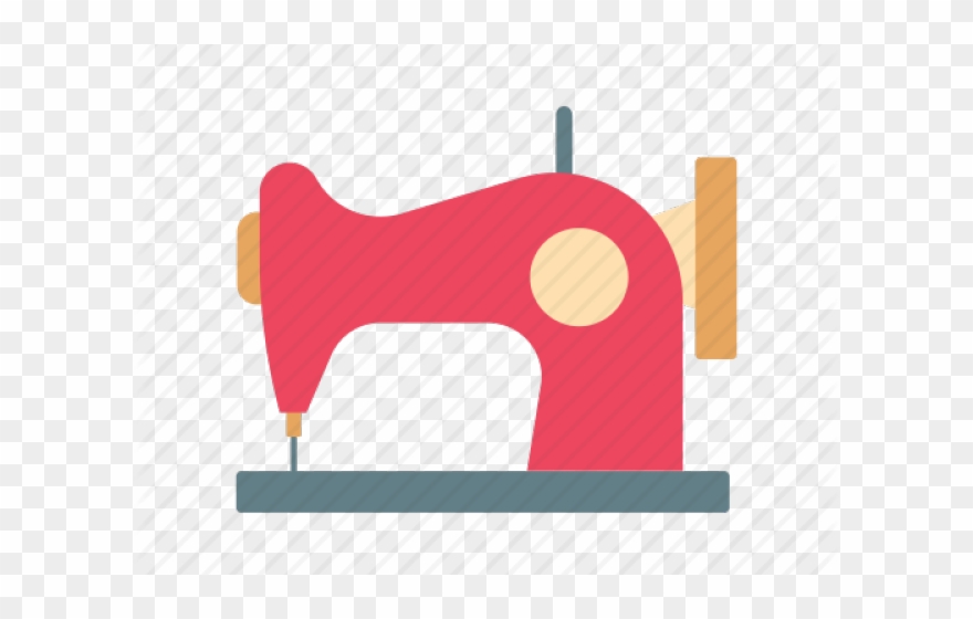 Sewing Machine Clipart Textile - Sewing - Png Download