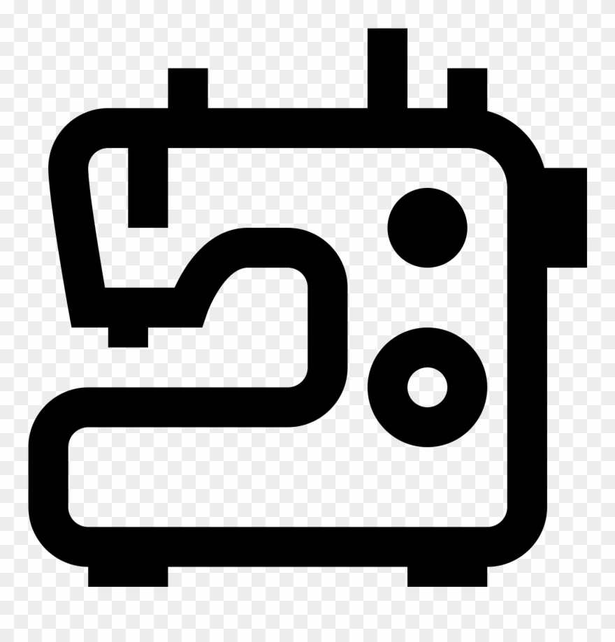 Sewing Machine Icon - Machine Icon Png Clipart