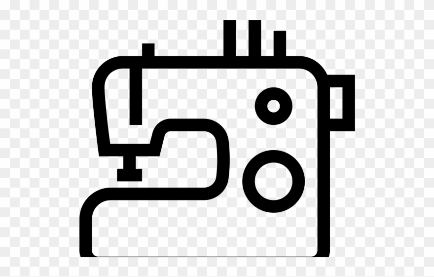 Sewing Machine Clipart Textile - Icone Machine A Coudre Png Transparent Png