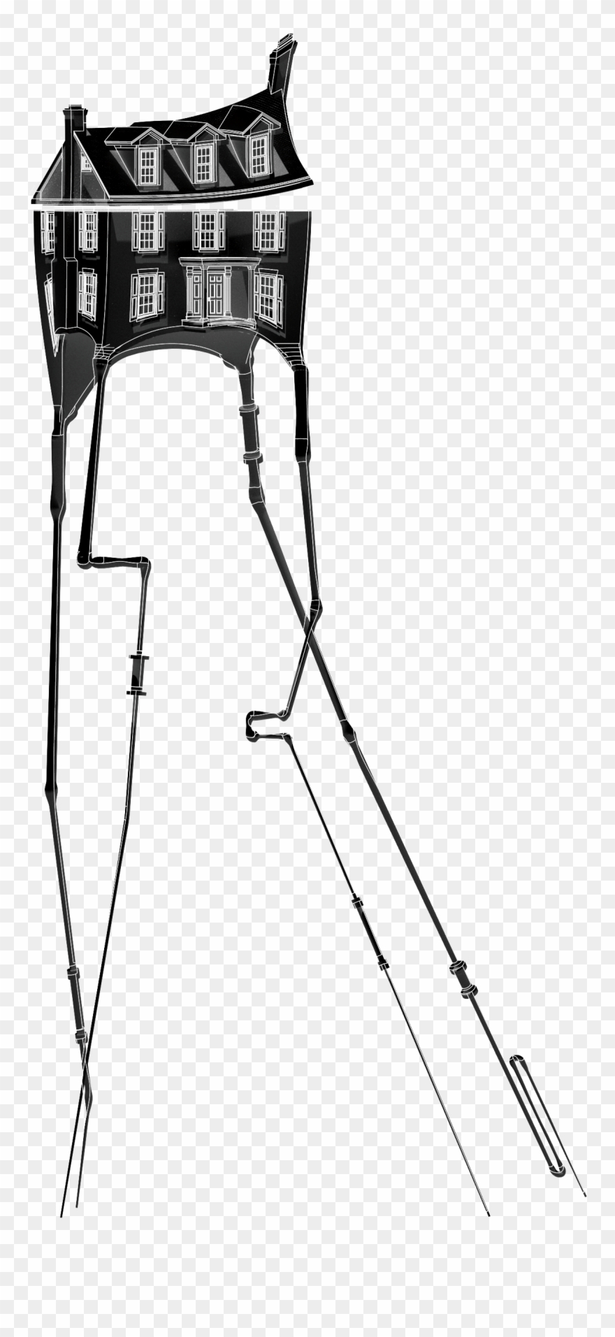 I Was An Important House That Day Clipart