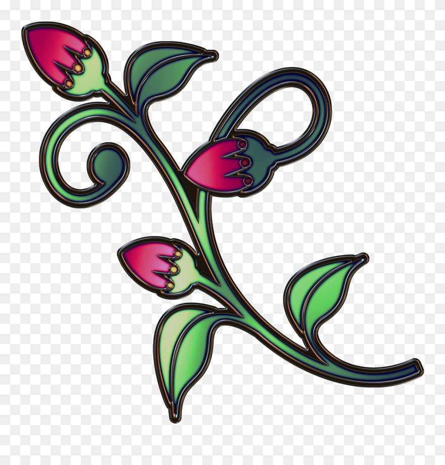 Design For Embroidery - Easy Basic Flower Embroidery Designs Clipart