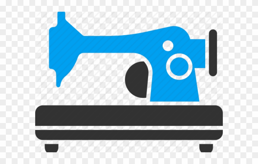Sewing Machine Clipart Textile - Textiles Icono Png Transparent Png