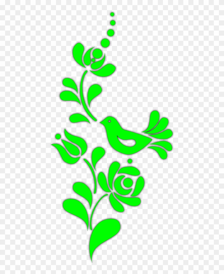 Sample,bird,folk,folk Vector Graphics - Hungarian Motifs Clipart