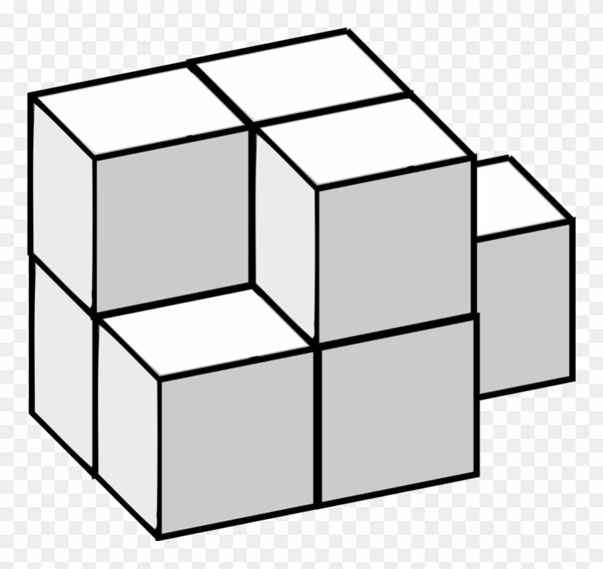 Puzzle Cube Three-dimensional Space Computer Icons - Three Dimensional Cube Clipart