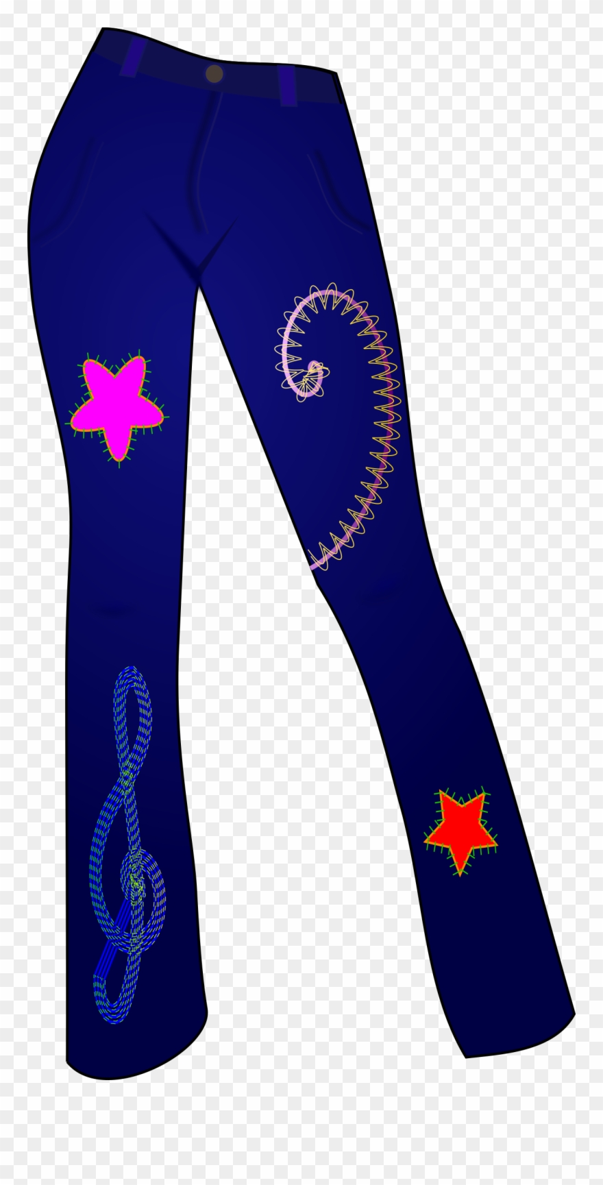 Blue Jeans Clip Art - Png Download