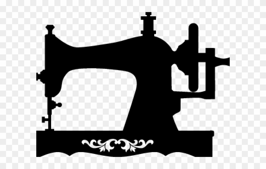 Maquina De Coser Silueta Clipart