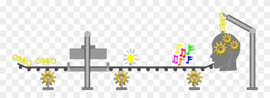 Industry Computer Icons Diagram Factory Machine - Production Line Clipart Gif - Png Download