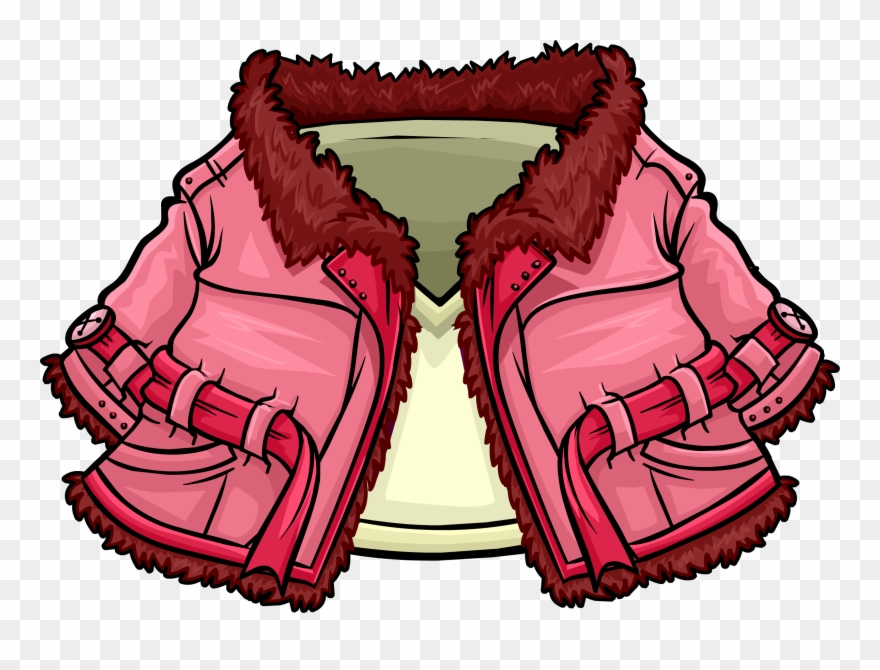 Pink Winter Coat Clothing Icon Id 4134 - Club Penguin Winter Outfits Clipart