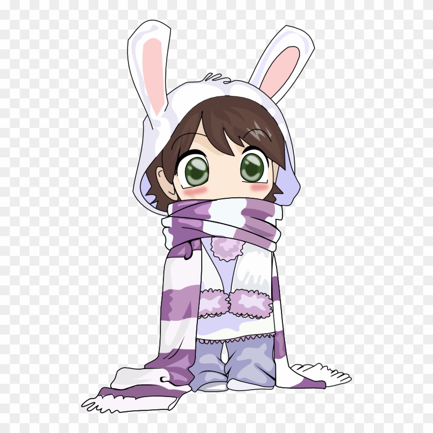 Baby Anime Cliparts - Rabbit Kemonomimi - Png Download