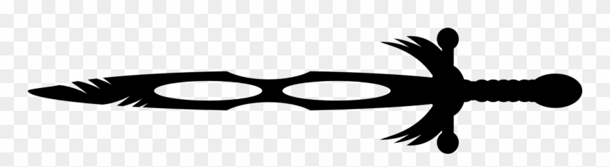 أسود السيف Png Pic سيف - Black Sword Png Clipart
