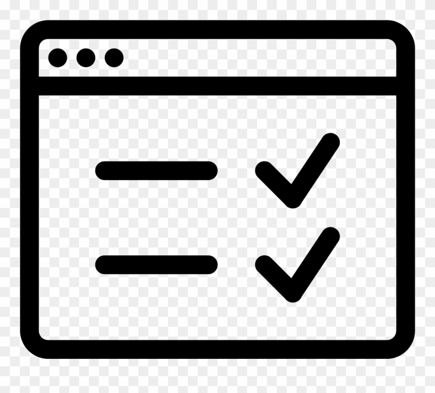 Test Vector - Pop Up Window Icon Clipart