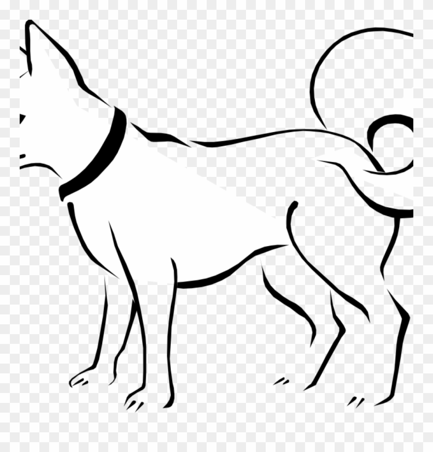 Animal Clipart Black And White Clip Art Animals Black - Clipart Dog Black And White - Png Download