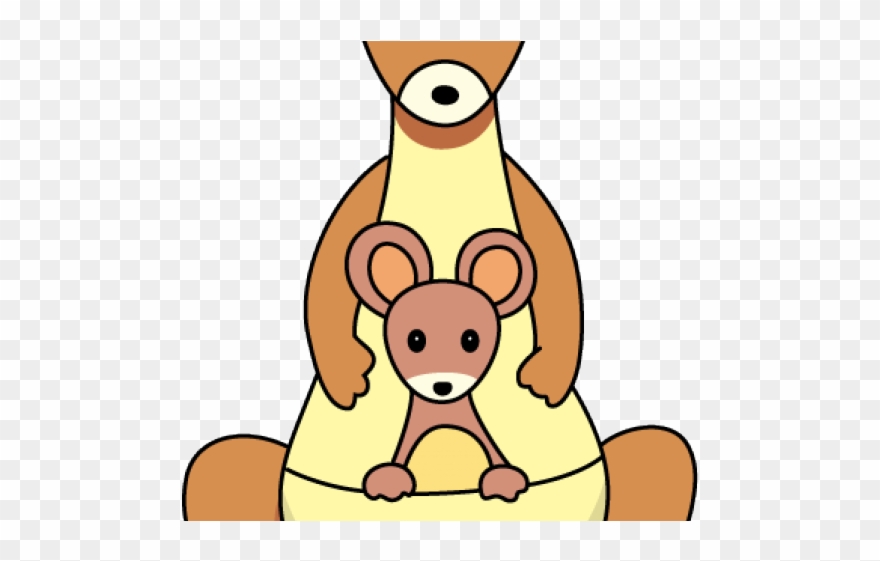 Canguro En Dibujo Animado Clipart