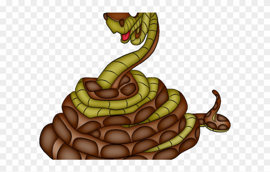 Rattlesnake Clipart Zoo Animal - Kaa Jungle Book Characters - Png Download