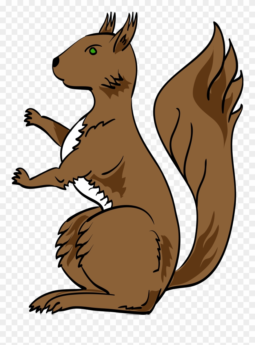 Squirrel - Coat Of Arms Squirrel Clipart