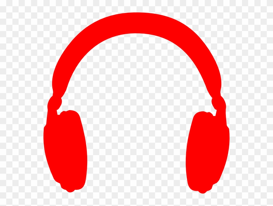 Red Headphone Icon Png Clipart