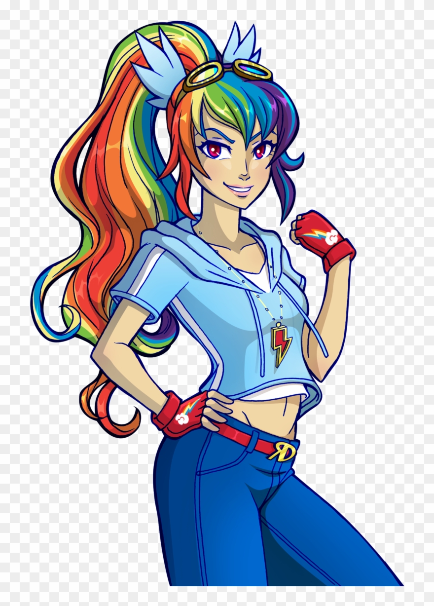 Artist Sparks Stars Belt Clothes Fingerless - Rainbow Dash Clipart