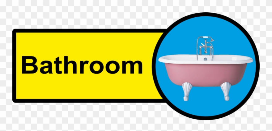 Clipart Bathroom Bathroom Safety - Signs For Dementia Patients - Png Download