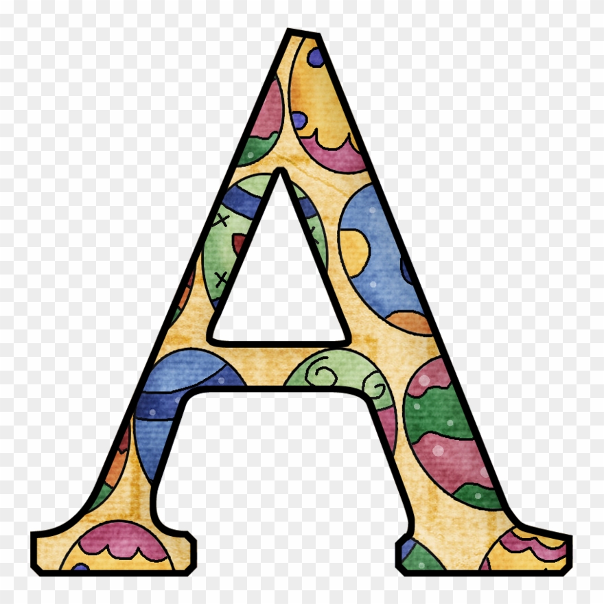 Pastel Colors - Alphabet Clipart