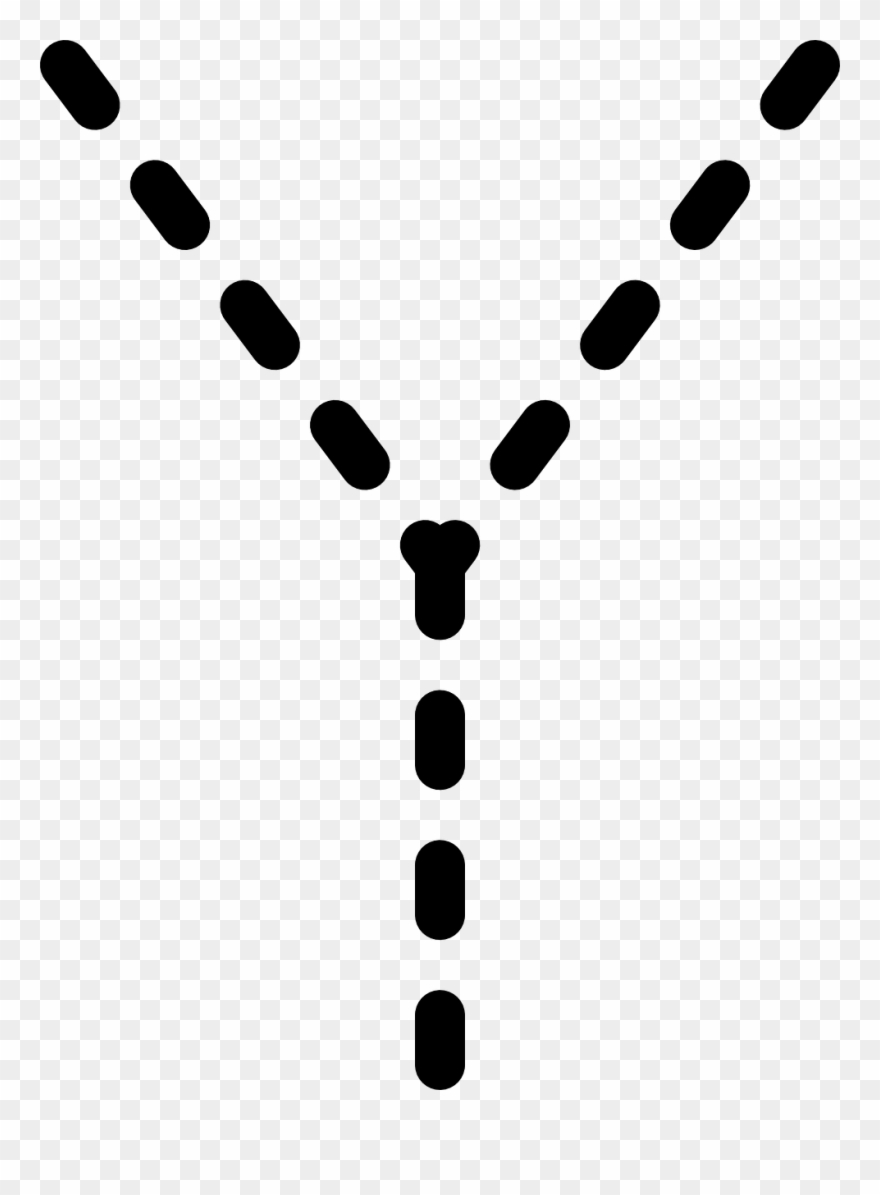 Clip Art Black And White Library Capital Y Letter Trace - Letter Y To Trace - Png Download