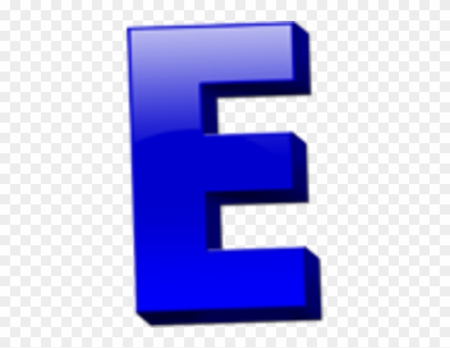 Letter E Icon - Letter E Transparent Background Clipart